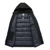 Men's Mid-Length Winter Down Cotton Jacket - Thick, Warm, Casual Coat