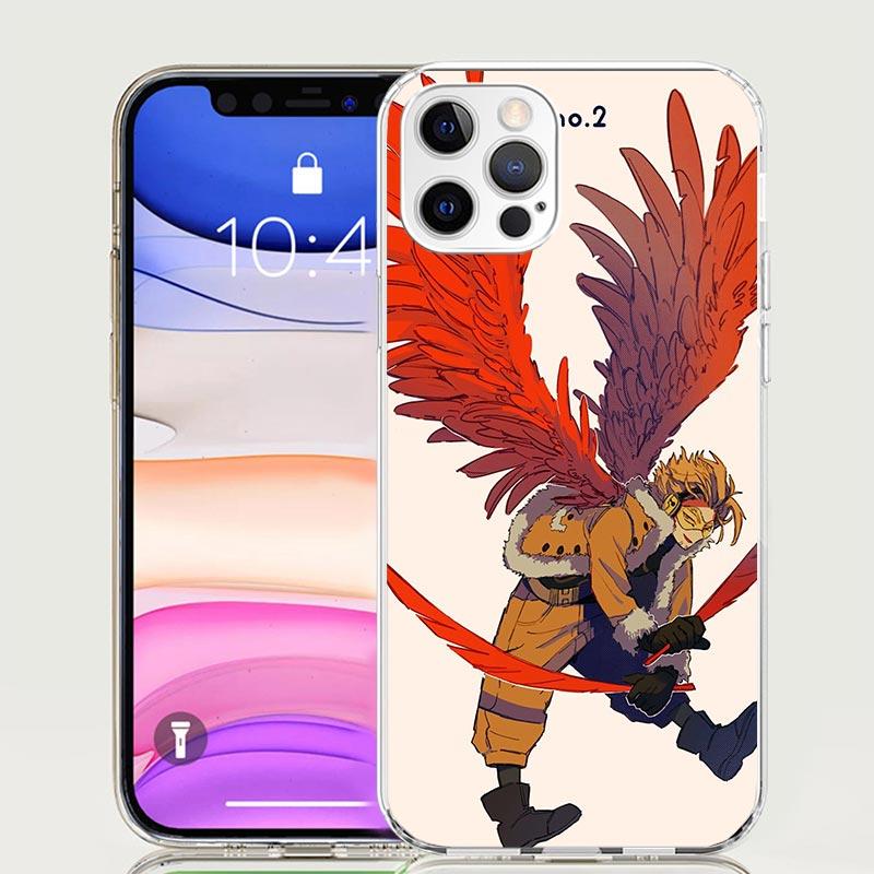 Hawks MHA My Hero A-Academy Phone Case For iPhone 17 Air 16 15 Plus 11 14 Pro Max 13 Mini 12 7 8 + SE Pattern Art Customized Cov