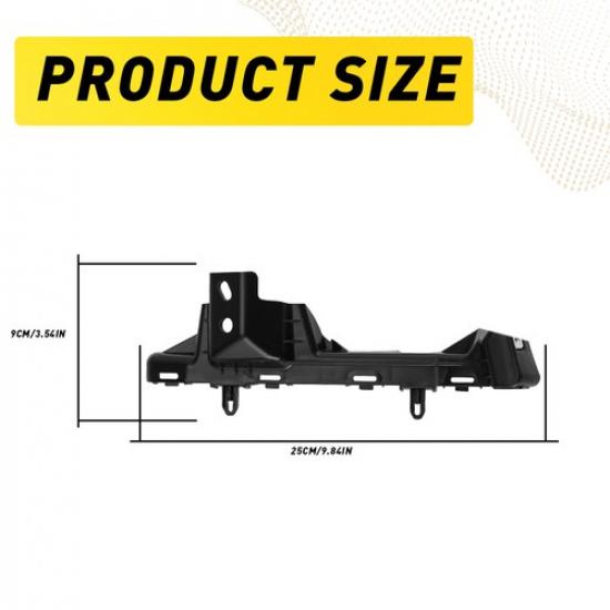 Bumper Retainer Equinox Left Right Side Bracket For 2018- Chevrolet Black 2x