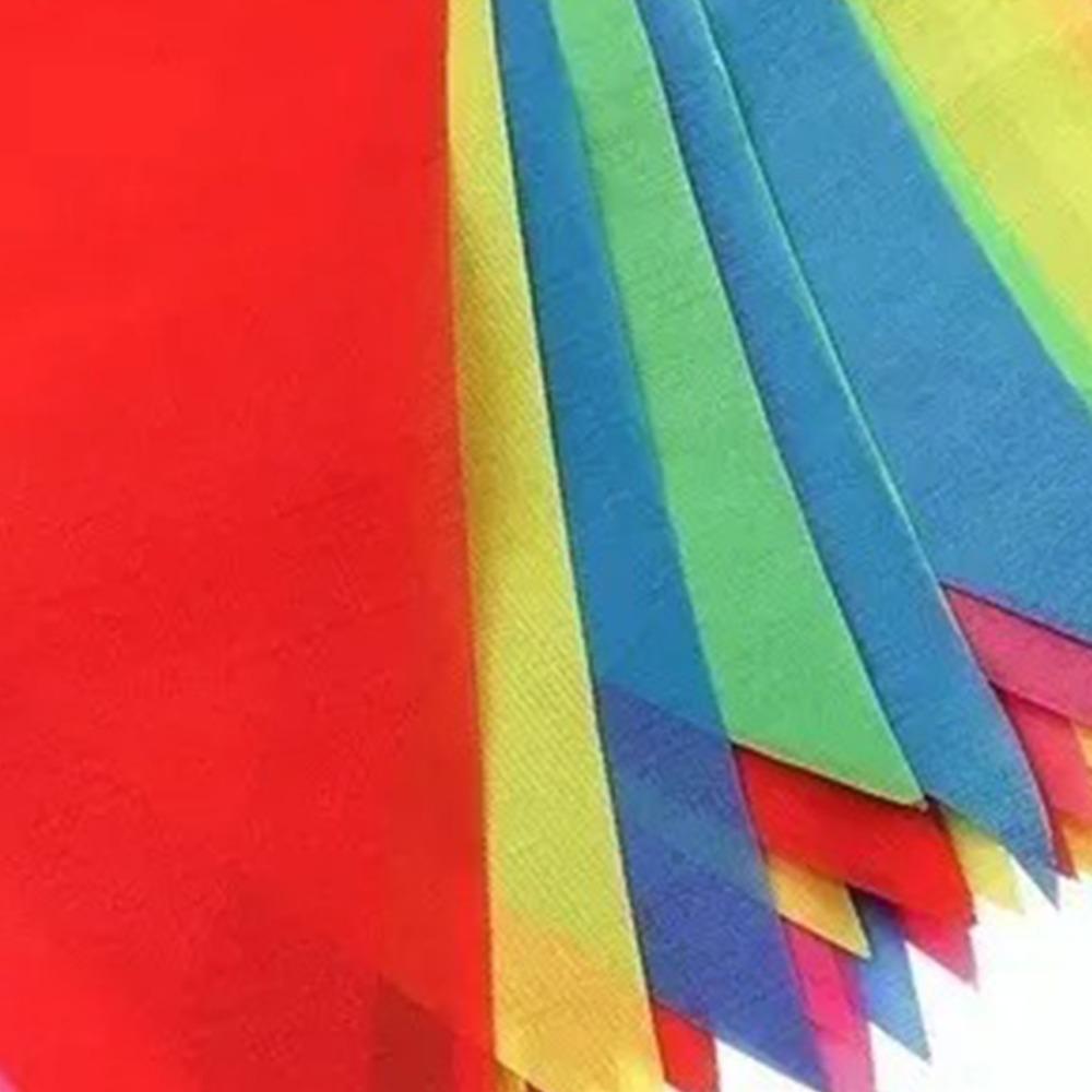 5.12 x 7.09in Flag String Decor 50M Length Hanging Banner Decoration Festival Celebration