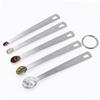 Juego de 5 Cucharas Medidoras de Acero Inoxidable con Identificación Clara TAD DASH PINCH SMIDGEN DROP para Uso en Cocina
