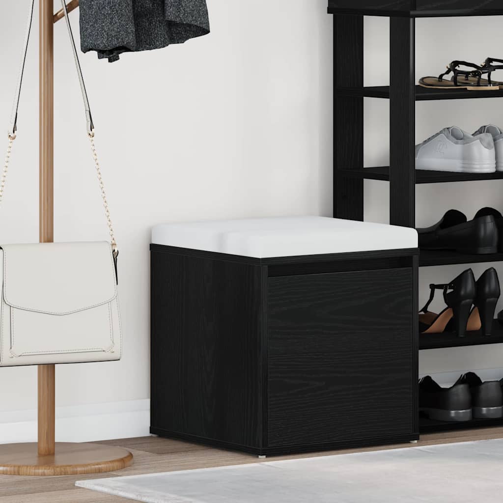 Dresser in Black Oak Look 40.5 x 40 x 40 cm Particleboard