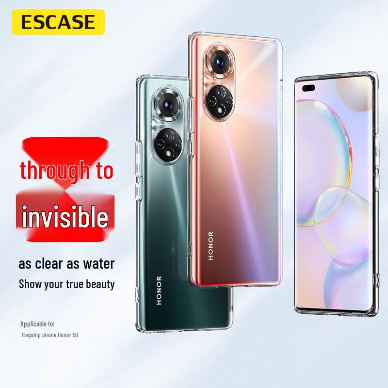

ESCASE Honor 50 Series Anti-Drop Transparent Phone Case Honor 50