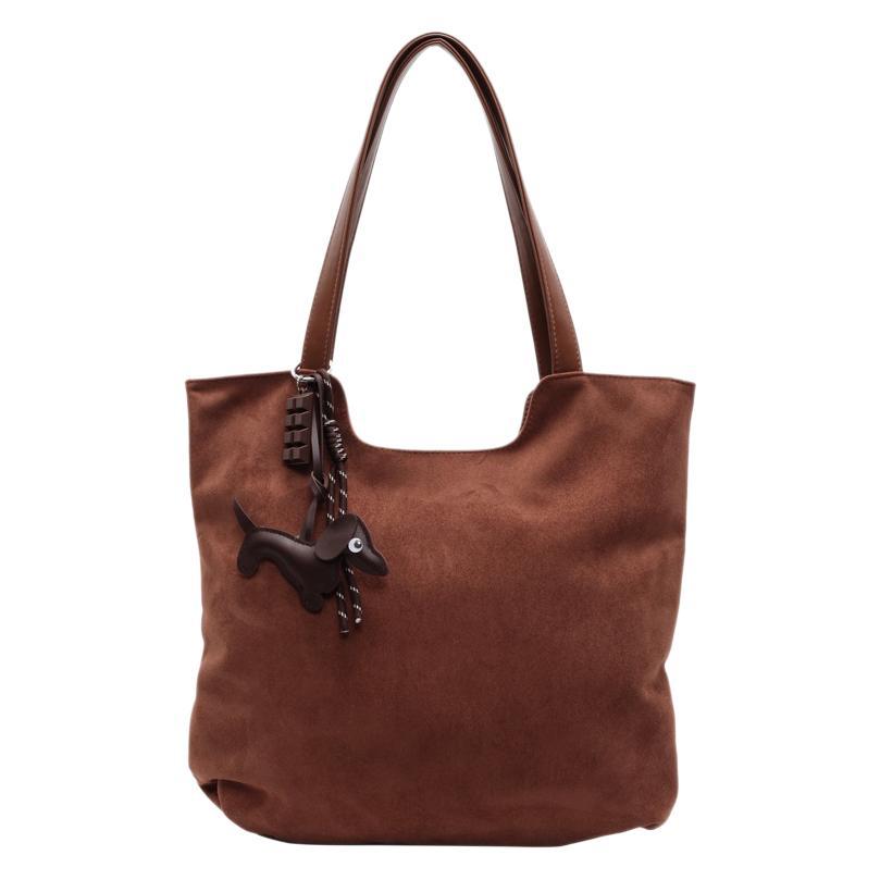 Large capacity tote bag fashionable commuter big bag retro bag women's 2025 new high-end shoulder bag
