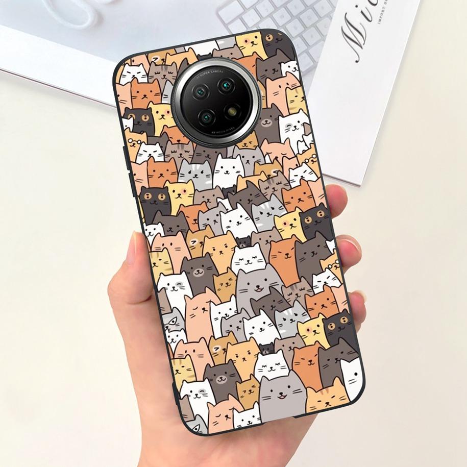 For Xiaomi Redmi Note 9T Note 9 5G Case Fashion Flower Shockproof Silicone Soft Matte Phone Cover For Xiomi Redmi Note 9T Fundas