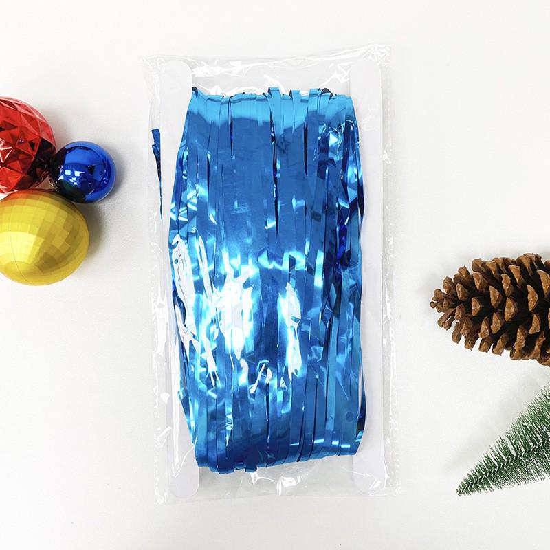 Colorful Rain Silk Door Curtain for Birthday Party Decoration, 1x2.45 meters