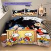 3pcs Donald Duck & Friends Bedding Set 1 Soft Quilt Cover + 2 Pillowcases, Machine Washable Suitable for All Seasons S029