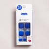 Solid Pedi Tip Coral Blue 14 sztuk