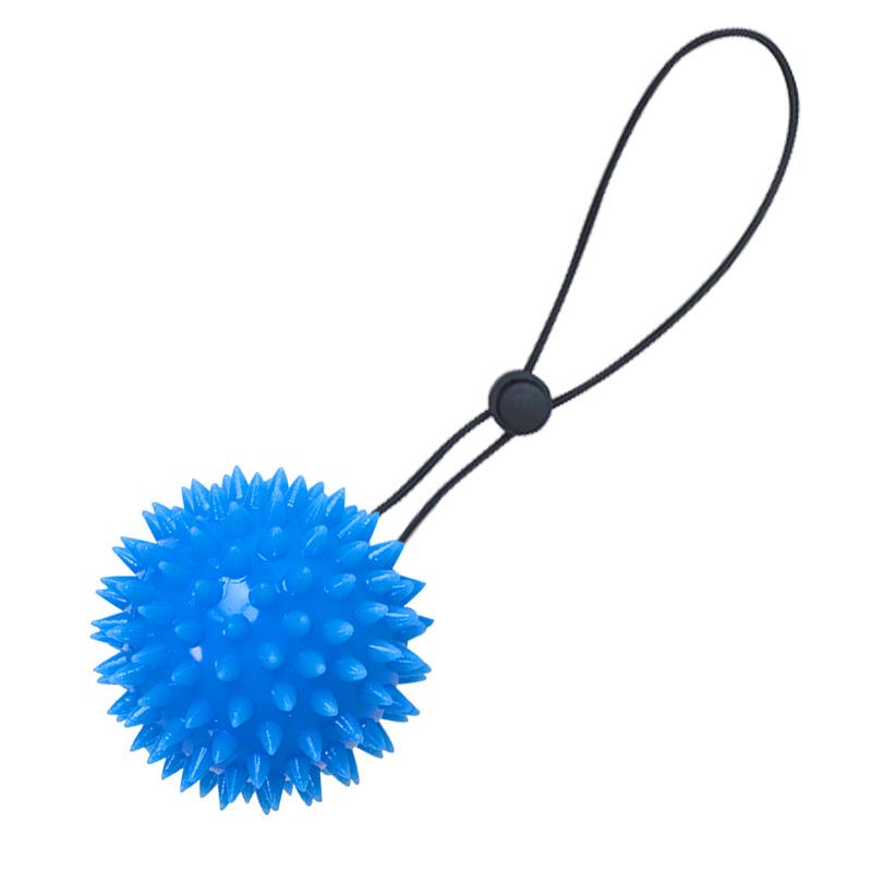 Silicone Four-Finger Hedgehog Hand Grip Massage & Strength Training Ball