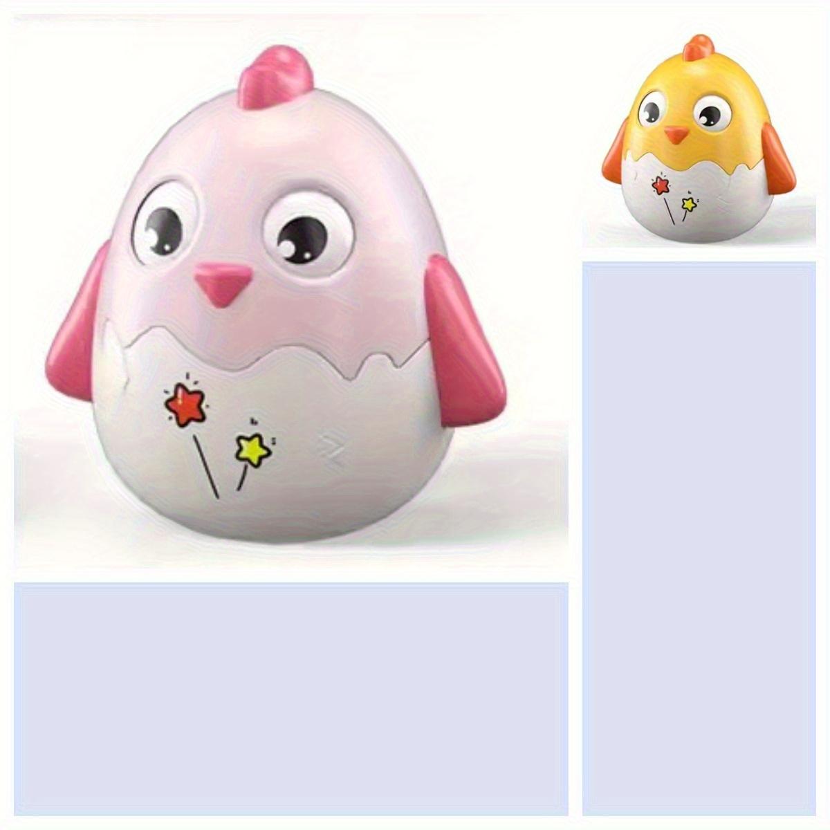 

Игрушка-цыпленок с качающимся основанием Интерактивное обучение Декорация, Пастельно-желтый, Розовый, Зеленый, Нейтральные цвета Безопасная сенсорная игра для украшения на день рождения