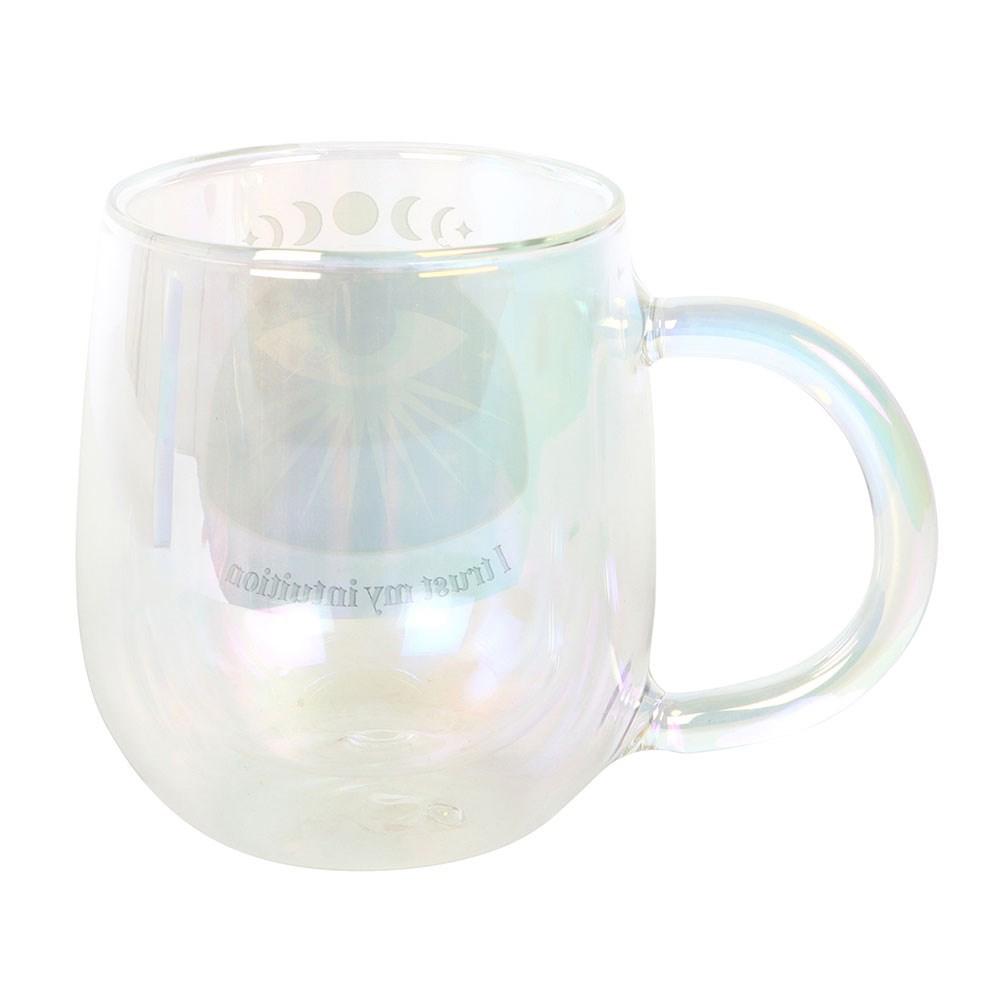 Something Different Intuition Crystal Double-Walled 250ml Mug & Tea Strainer
