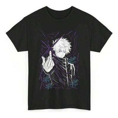 Camiseta Unisex De Anime Jujutsu Gojo Kaisen Satoru, De Algo