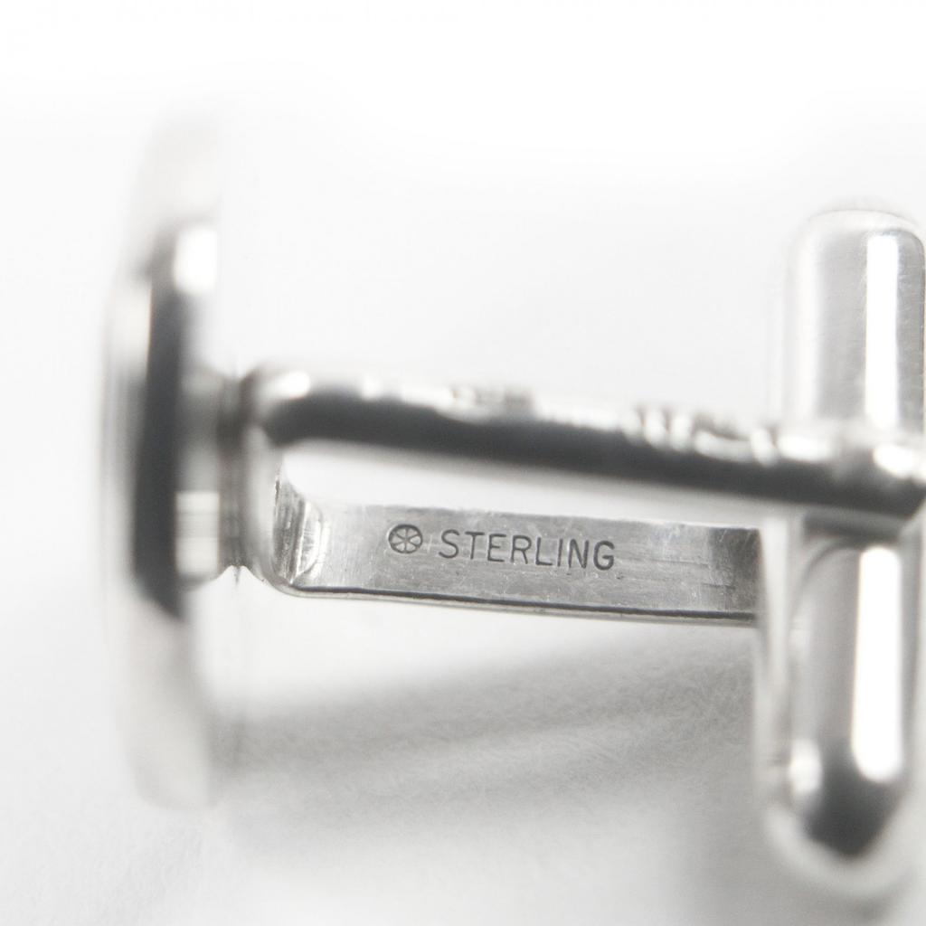 Great TIFFANY&Co. Cufflinks cufflinks Circle motif combination Silver SV925 mens Used