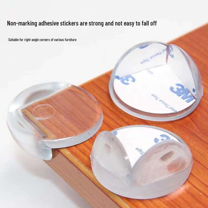 Changbaosen Large Ball Transparent Silicone Corner Protector, 10-Pack