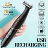 3IN1 Precision Beard Eyebrow Nose Pubic Hair Shaving Machine Male Female Electric Razor for Intimate Areas Bikini Line Sex Part Shaver