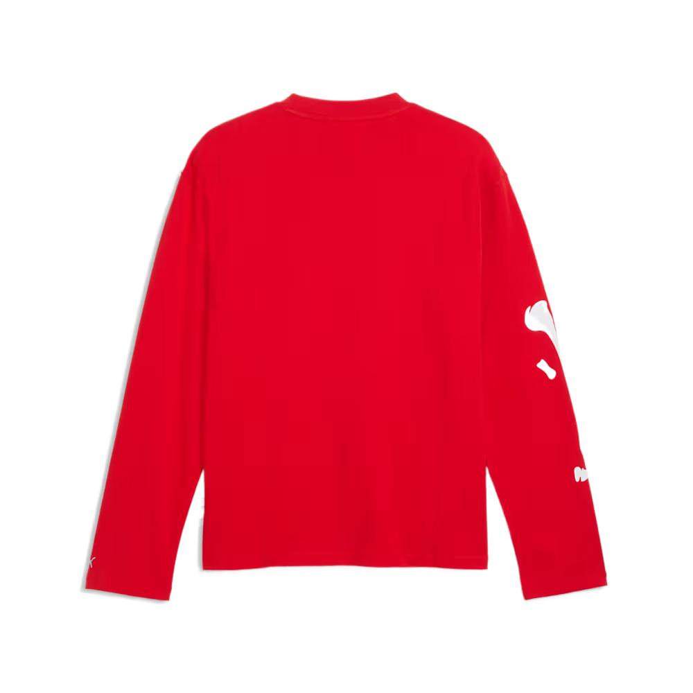 Puma Graphic Comfortable Long Sleeve Drop Shoulder T-Shirt Men Tops 637884-11