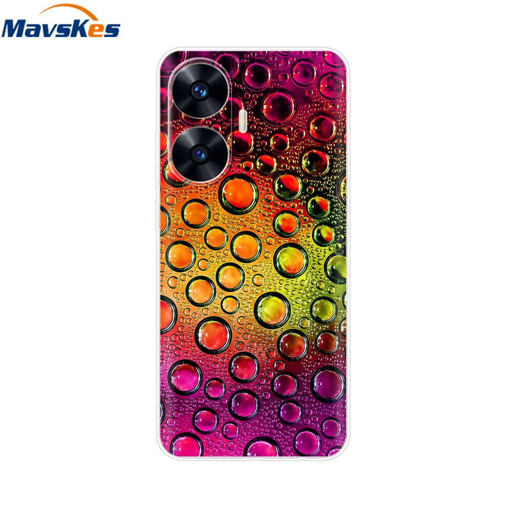 For Realme C55 4G Case C 55 Transparent TPU Soft Silicone Cover For OPPO Realme C55 RealmeC55 6.72 Inch Back Cases Phone Bumper