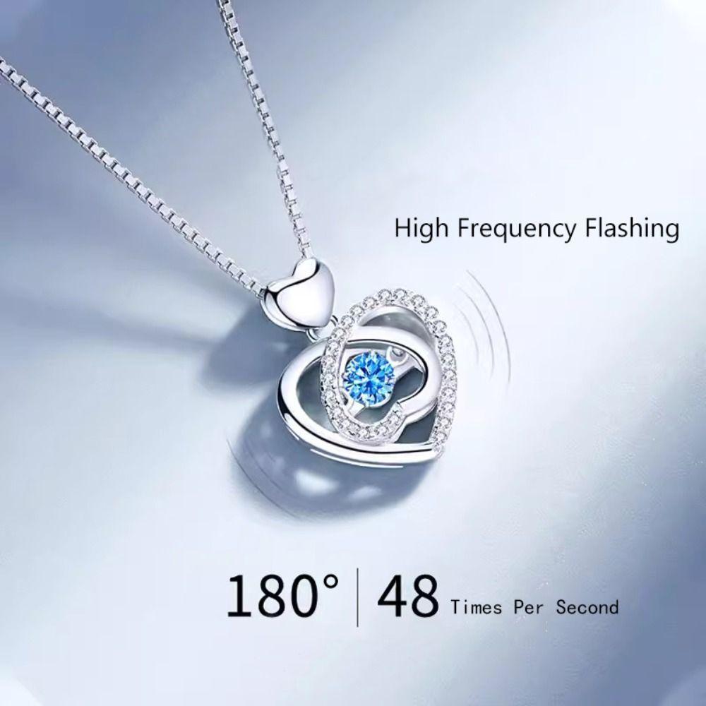 

Vintage Beating Heart Necklace Adjustable Silver Bracelet The Heart of Ocean Jewelry Set Party