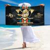 Anaheim Ducks Print Beach Towel, Large Soft Quick Dry Towel for Beach Camping Swimming