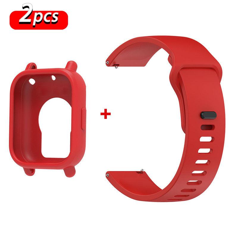 Original Silicone Strap+Case For Xiaomi Redmi Watch 5 Active smartwatch wristband Sport Bracelet correa Redmi watch 5 Lite bands