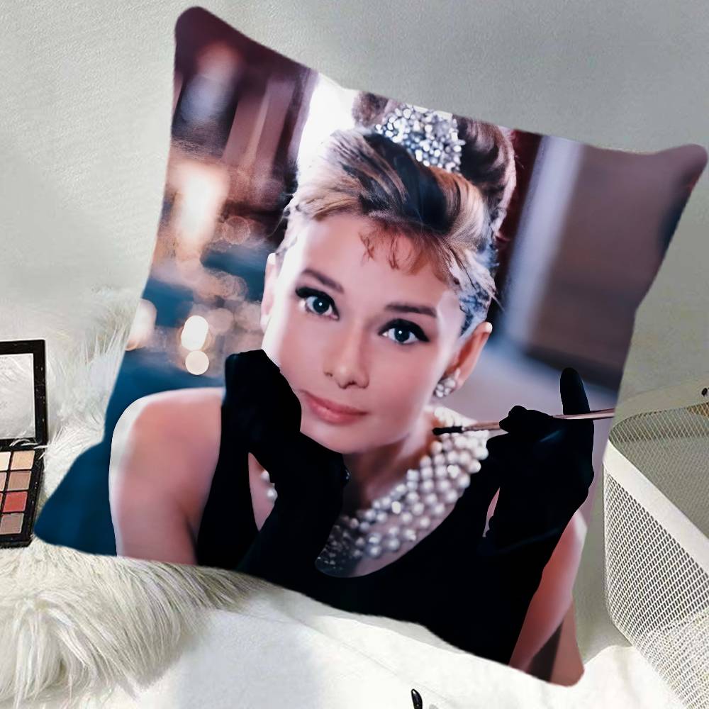 Breakfast At Tiffanys Pillow Case Square Pillow Bedroom Sofa Leisure Comfort Cushion Car Home Decoration