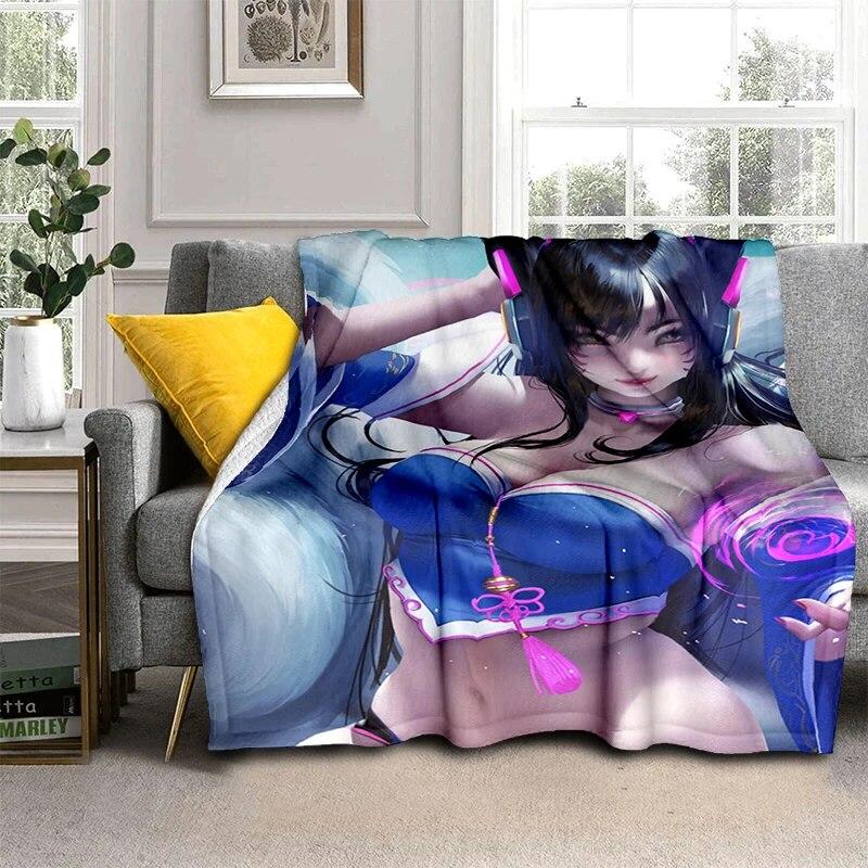 LOL hra Komiks Měkká plyšová rozkládací pohovka Házecí kreslené piknikové deky Moderní flanelový povlak na deku Gedruckt Bettdecke Geschenk