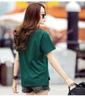 Plus Size Korean Style Printed Women's T-shirt Top
