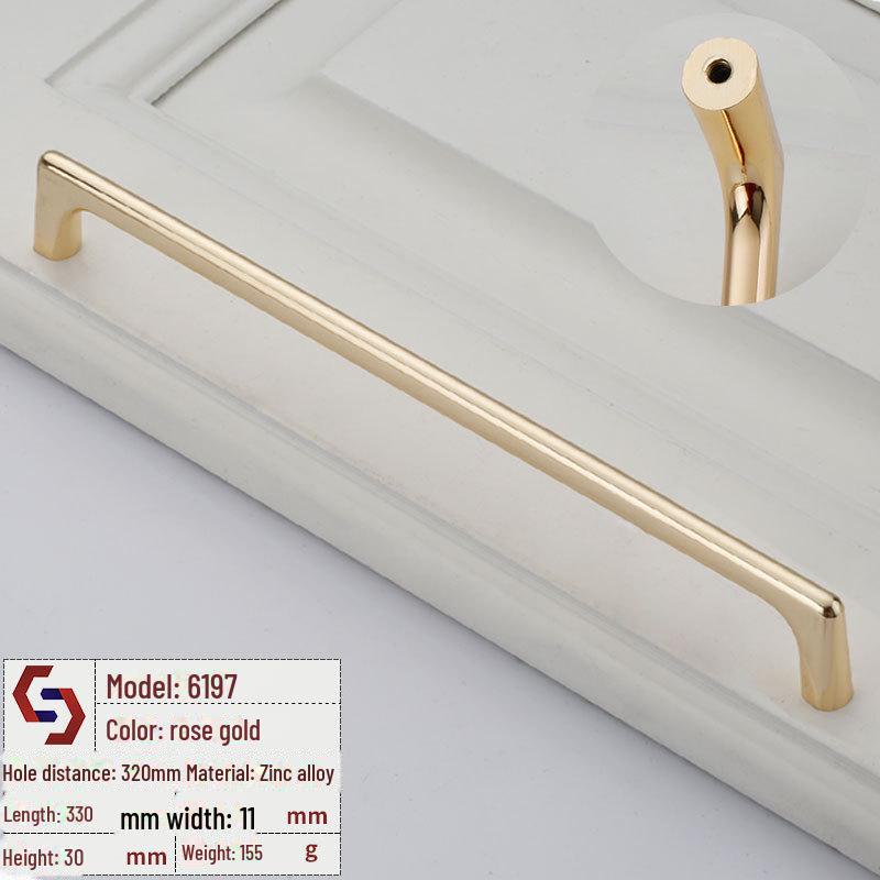 

Ручка для ящика и дверцы шкафа в скандинавском стиле Gold Nordic