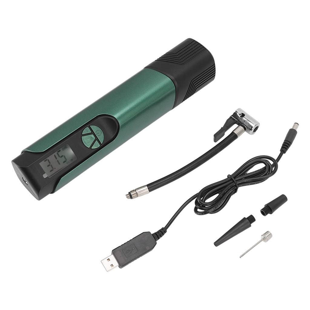 Electric Digital Tire Inflator Four Preset Inflation Modes USB Charging Tire Pump with LED Light