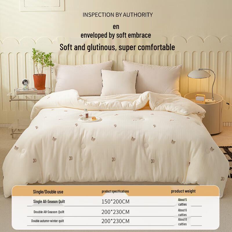 Jiuzhoulou Verdickte Sojafaser-Bettdecke