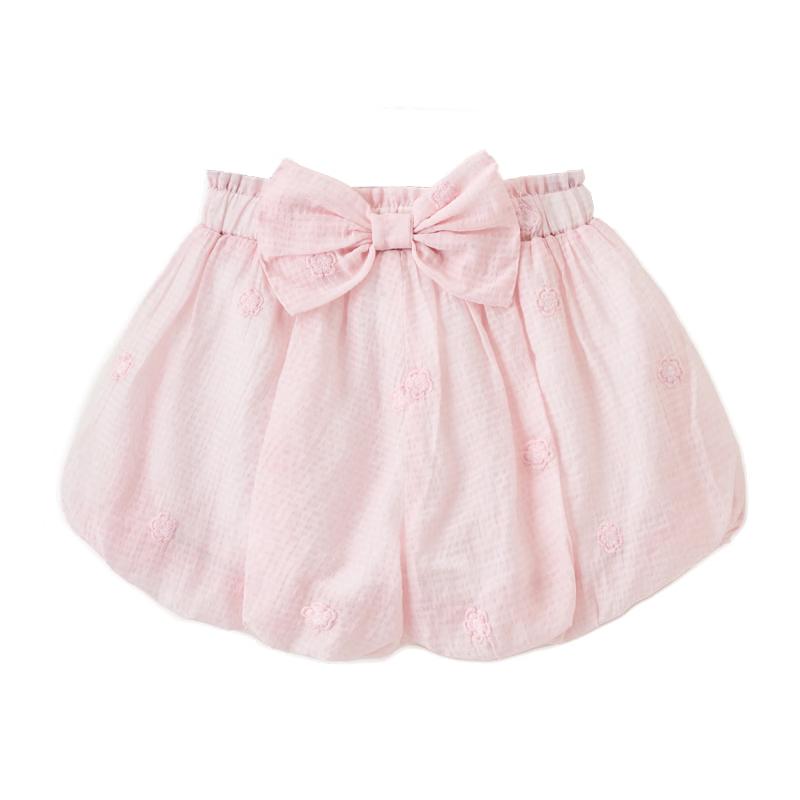 ASK JUNIOR Mädchen Blumen Rüschen Schleife Shorts