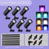 Track Light LED RGB Color Set Stage Lighting Fixture Lamps 220V Rail Ceiling Spot Led Disco Lights Decoration Bedroom Track Lamp