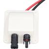 Walfront Solar Double Cable Entry Gland Box Solar Entry Housing with 2m 10AWG Extension Cord for RVs, Boats, Yacht, Roofs