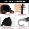 AABIG1 1/2pcs Leather Car Seat Back Hooks Portable Hanging Bag Rack Stickers For Mercedes Benz AMG W204 W213 W205 W211 W212 W176