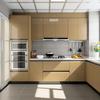 WZF Self-adhesive Kitchen Oil-proof Waterproof Vinyl Wallpaper Room Wardrobe Cabinet High Gloss Paste Furniture 3D Wall Stickers