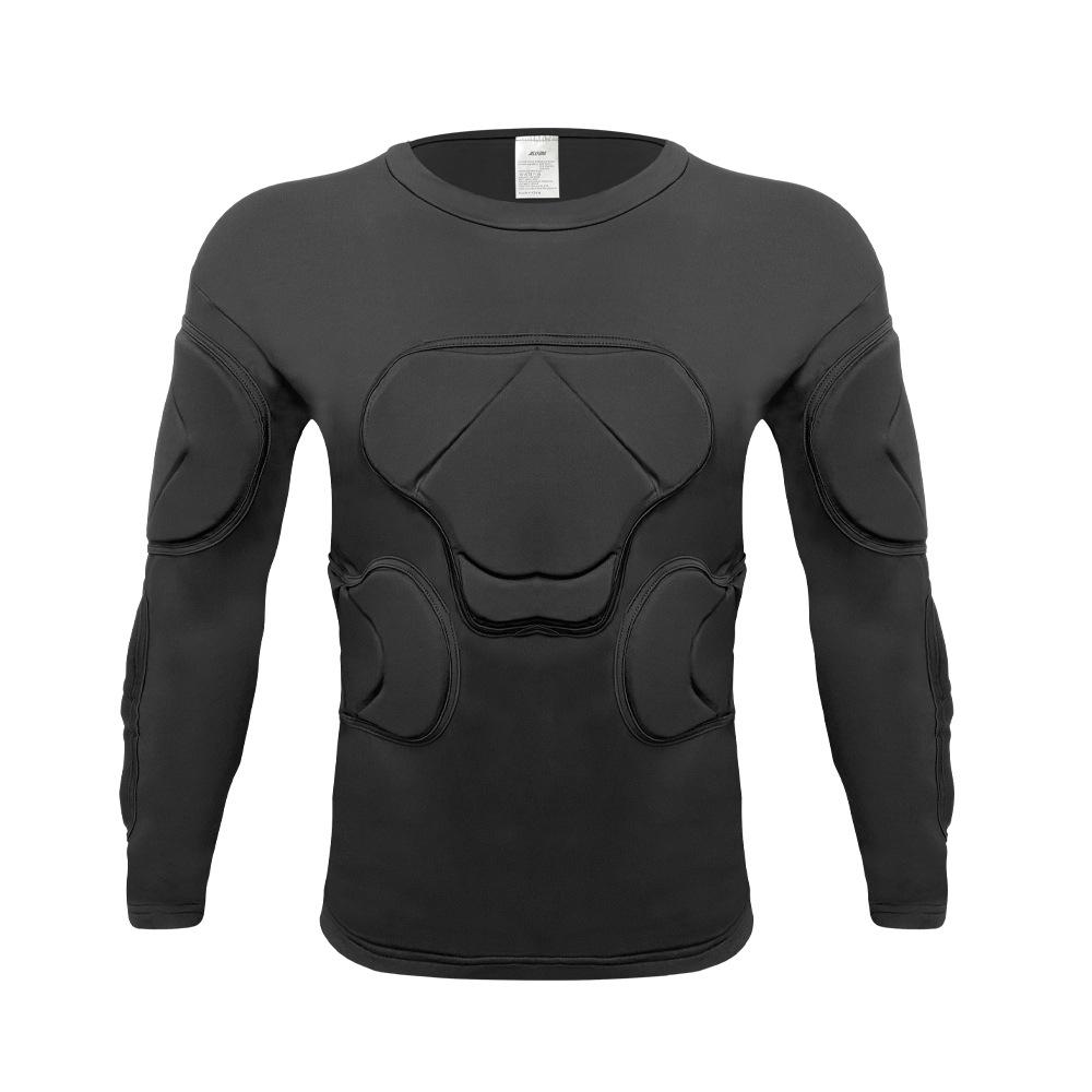 Anti-collision Long-sleeved Football Goalkeeper Suit, Football Suit, Ski Hip Protection, Chest Protection, Basketball Sports Training Suit.