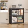 Children's Large Capacity Transparent Floor-standing Bookshelf & Storage Cabinet