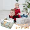 VIKAMA Jungle Dier Cartoon Print Baby Deken. Zacht, Comfortabel, Wasbaar En Vuilafstotend, Voor Pasgeboren Doopfeesten En Slaapjes