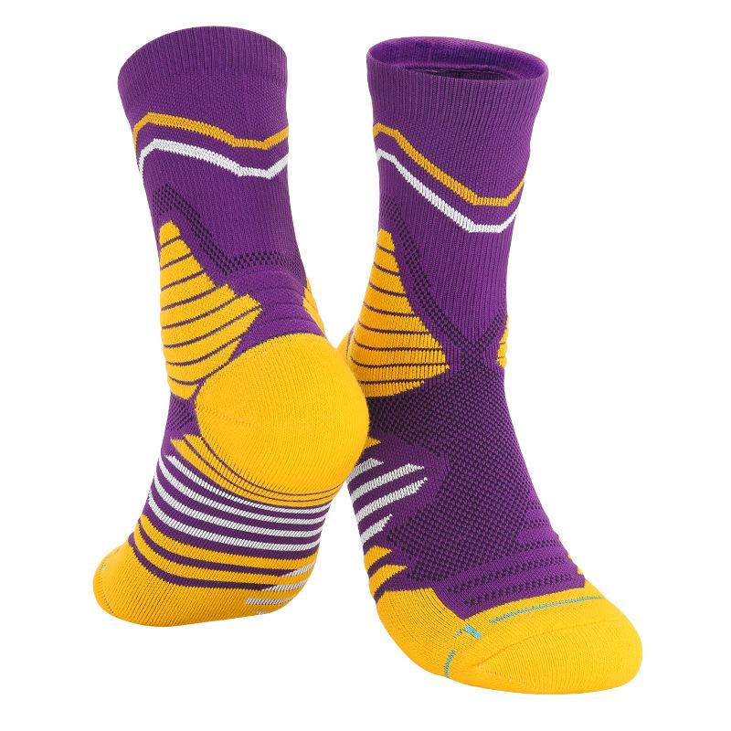 Men's Non-Slip Sweat-Absorbing Basketball Crew Socks