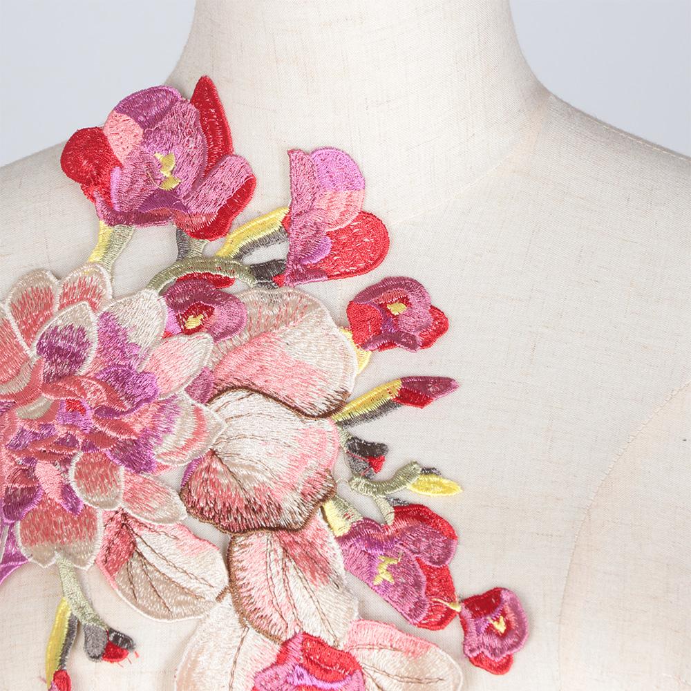 Craft Wedding Lace Flower Neckline Clothes Patch Dress Applique Embroidered Collar