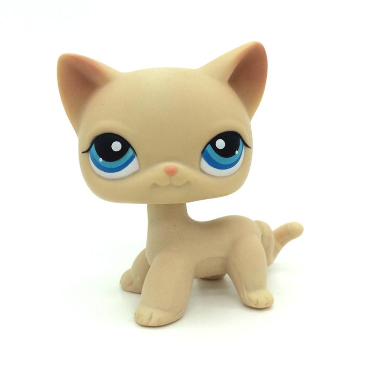 Raro Negozio di Animali lps Action Figure Stand Giocattolo Gatto Pelo Corto Vecchio Cane Originale Bassotto Pastore Alano