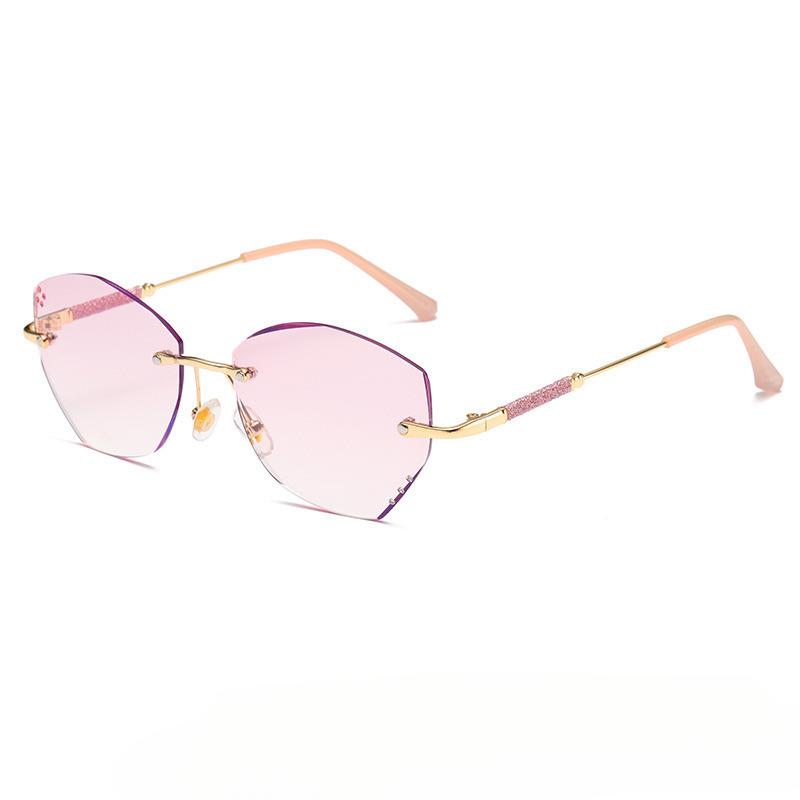 Unisex Luxus Diamant Lesebrille Männer Frauen Stilvolle Weitsicht Korrekturbrille Trendy Randlose Hyperopie Brille
