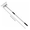 Weeding Rake Heavy Duty Detachable Soil Tiller Hoe RustResistant and Cultivator Combo Tool for
