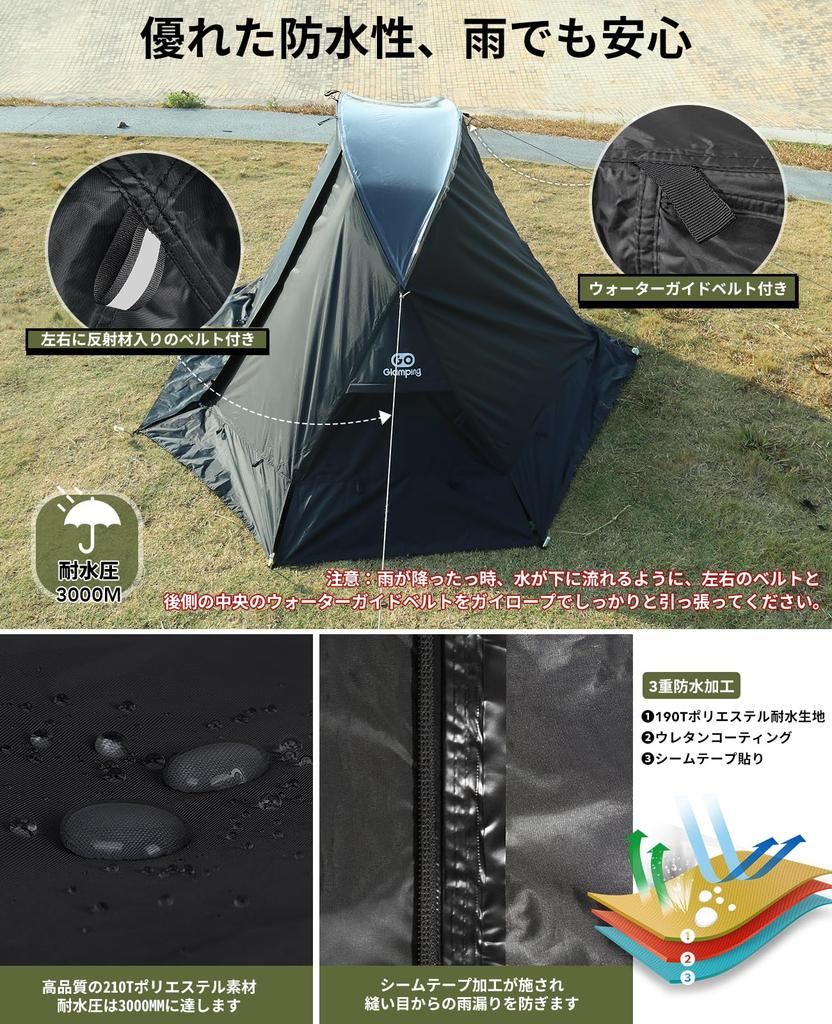 GOGlamping Namiot Tropik Tylko SKY EYE CT FLY EYE CT Namiot na Łóżko Wolnostojący Tropik TC na Namiot Kopułowy Turystyczny Okno Dachowe Ściana Boczna Solo 1 osoba