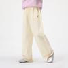 Girls' Tassel Hem 3D Flower Wide-Leg Long Pants