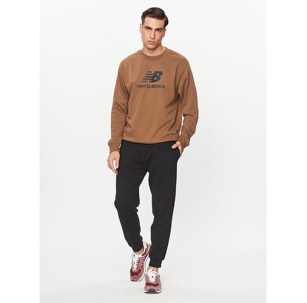Худи New Balance Essentials Stacked Logo French Terry Crewneck