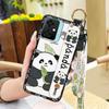 Silicone Kickstand Phone Case For Blackview Oscal C70 Shockproof Phone Holder Ring Lanyard Wristband Fashion Design Cute
