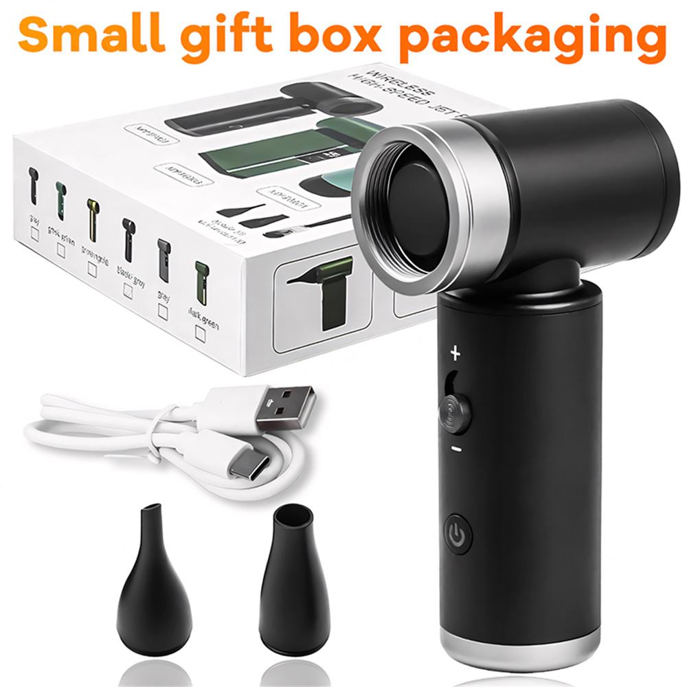 99 000 obr./min Turbo Wentylator Odrzutowy Elektryczny Dmuchacz Powietrza Z 2 Dyszami Mocna Dmuchawa Powietrza Bezszczotkowa Dmuchawa Odrzutowa Narzędzia do Czyszczenia Samochodu i Klawiatury