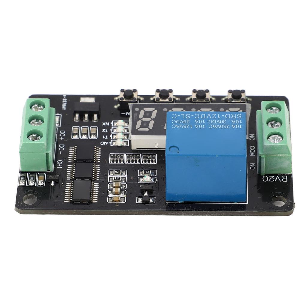 Time Delay Relay 1 Channel DC 12V Timer Control Switch Controller Module 18 Preset Functions