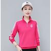 Spring and autumn new half-zip sweatshirts, fashionable ghost step dance fitness wear, square dance apparel, sports sets for women